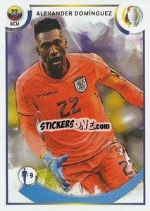 Sticker Alexander Domínguez (Ecuador) - CONMEBOL Copa América 2021
 n. M16 - Panini