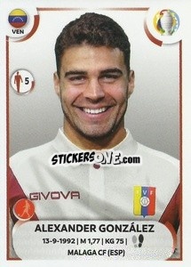 Sticker Alexander González - CONMEBOL Copa América 2021
 - Panini