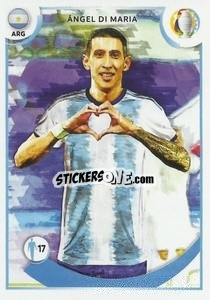 Sticker Ángel Di Maria (Argentina) - CONMEBOL Copa América 2021
 n. M6 - Panini