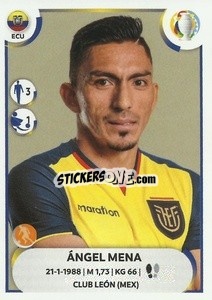 Cromo Ángel Mena - CONMEBOL Copa América 2021
 - Panini