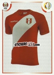 Sticker Away shirt - CONMEBOL Copa América 2021
 n. PER26 - Panini