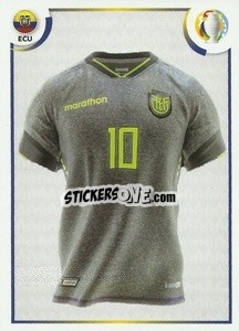 Sticker Away shirt - CONMEBOL Copa América 2021
 n. ECU26 - Panini