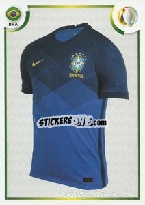 Cromo Away shirt - CONMEBOL Copa América 2021
 n. BRA26 - Panini