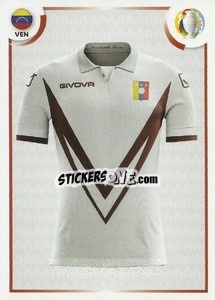 Sticker Away shirt - CONMEBOL Copa América 2021
 n. VEN26 - Panini