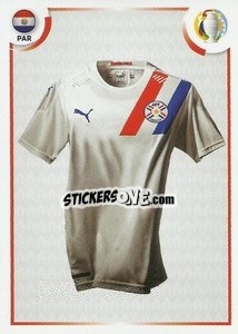Sticker Away shirt - CONMEBOL Copa América 2021
 n. PAR26 - Panini