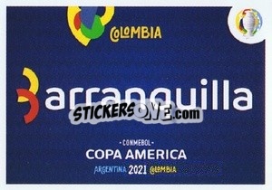 Figurina Barranquilla - CONMEBOL Copa América 2021
 - Panini