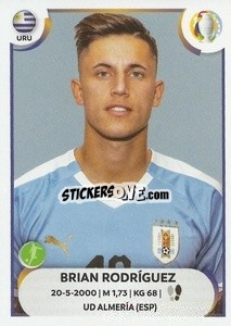 Sticker Brian Rodríguez - CONMEBOL Copa América 2021
 - Panini