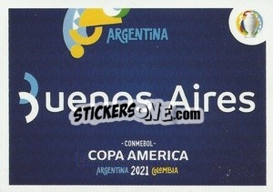 Sticker Buenos Aires - CONMEBOL Copa América 2021
 n. C7 - Panini