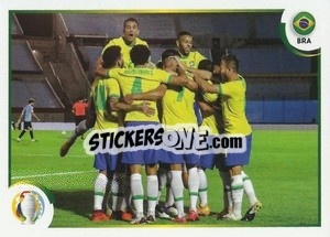 Sticker Celebration - CONMEBOL Copa América 2021
 n. BRA28 - Panini