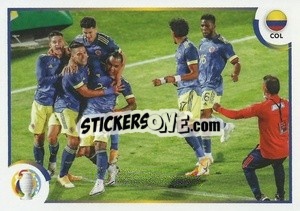Sticker Celebration - CONMEBOL Copa América 2021
 n. COL28 - Panini