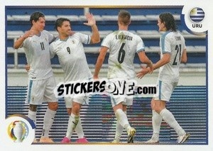 Sticker Celebration - CONMEBOL Copa América 2021
 n. URU28 - Panini