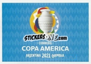 Cromo Copa America 2021 Logo - CONMEBOL Copa América 2021
 - Panini