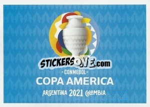 Sticker Copa America 2021 Logo - CONMEBOL Copa América 2021
 n. INTRO1 - Panini