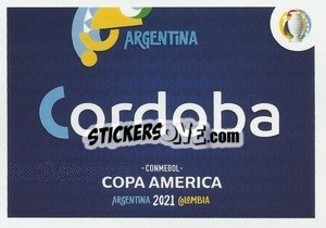 Sticker Córdoba - CONMEBOL Copa América 2021
 n. C1 - Panini