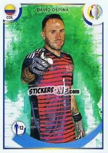 Sticker David Ospina (Colombia) - CONMEBOL Copa América 2021
 n. M13 - Panini