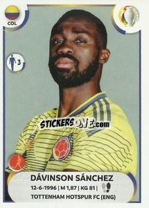 Sticker Dávinson Sánchez - CONMEBOL Copa América 2021
 - Panini