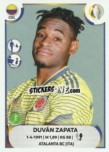 Sticker Duván Zapata - CONMEBOL Copa América 2021
 - Panini