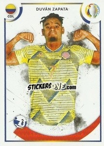 Sticker Duván Zapata (Colombia) - CONMEBOL Copa América 2021
 n. GOL16 - Panini