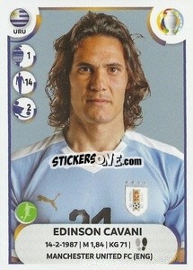 Sticker Edinson Cavani - CONMEBOL Copa América 2021
 n. URU24 - Panini