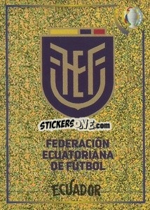 Sticker Emblem - CONMEBOL Copa América 2021
 n. ECU1 - Panini