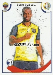 Sticker Enner Valencia (Ecuador) - CONMEBOL Copa América 2021
 n. GOL9 - Panini