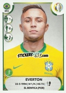 Sticker Everton - CONMEBOL Copa América 2021
 - Panini
