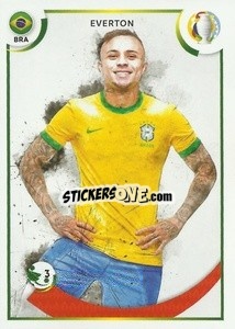 Sticker Everton (Brazil) - CONMEBOL Copa América 2021
 n. GOL14 - Panini