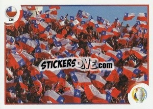 Sticker Fans - CONMEBOL Copa América 2021
 n. CHI27 - Panini