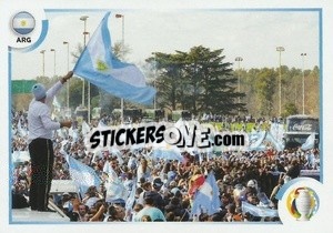 Sticker Fans - CONMEBOL Copa América 2021
 n. ARG27 - Panini
