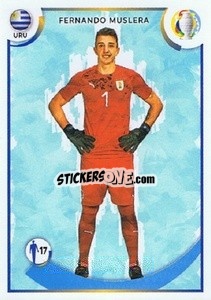 Sticker Fernando Muslera (Uruguay) - CONMEBOL Copa América 2021
 n. M8 - Panini