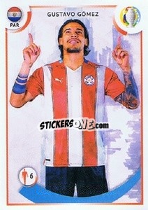 Sticker Gustavo Gómez (Paraguay) - CONMEBOL Copa América 2021
 - Panini