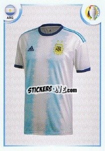 Sticker Home shirt - CONMEBOL Copa América 2021
 n. ARG25 - Panini