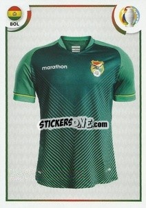 Sticker Home shirt - CONMEBOL Copa América 2021
 n. BOL25 - Panini