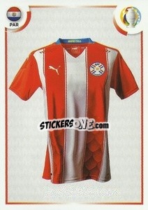 Sticker Home shirt - CONMEBOL Copa América 2021
 n. PAR25 - Panini