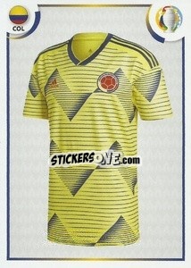 Sticker Home shirt - CONMEBOL Copa América 2021
 n. COL25 - Panini