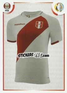 Sticker Home shirt - CONMEBOL Copa América 2021
 n. PER25 - Panini
