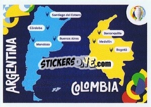 Sticker Host Cities - CONMEBOL Copa América 2021
 n. INTRO3 - Panini
