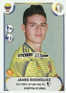 Sticker James RodrÍguez - CONMEBOL Copa América 2021
 - Panini