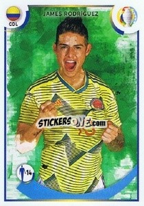 Sticker James Rodríguez (Colombia) - CONMEBOL Copa América 2021
 - Panini