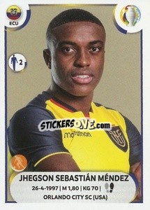 Figurina Jhegson Sebastián Méndez - CONMEBOL Copa América 2021
 - Panini