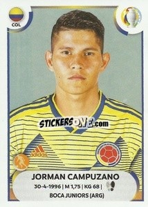 Figurina Jorman Campuzano - CONMEBOL Copa América 2021
 - Panini