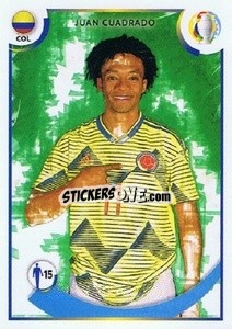 Sticker Juan Cuadrado (Colombia) - CONMEBOL Copa América 2021
 - Panini