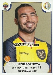 Sticker Junior Sornoza - CONMEBOL Copa América 2021
 - Panini