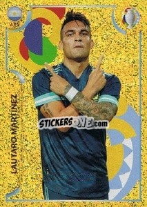 Sticker Lautaro Martínez - CONMEBOL Copa América 2021
 n. ARG16 - Panini