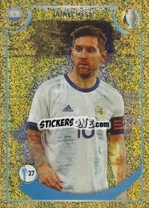 Sticker Lionel Messi (Argentina) - CONMEBOL Copa América 2021
 n. M1 - Panini