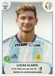 Sticker Lucas Alario - CONMEBOL Copa América 2021
 n. ARG22 - Panini