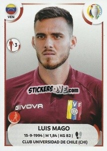 Figurina Luis Mago - CONMEBOL Copa América 2021
 - Panini