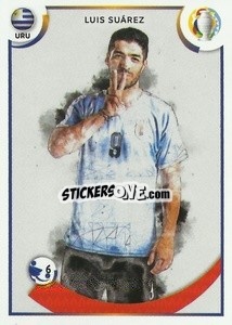 Sticker Luis Suárez (Uruguay) - CONMEBOL Copa América 2021
 n. GOL7 - Panini