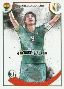 Sticker Marcelo Moreno (Bolivia) - CONMEBOL Copa América 2021
 - Panini