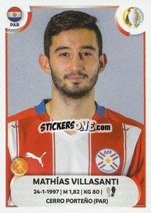 Sticker Mathías Villasanti - CONMEBOL Copa América 2021
 - Panini
